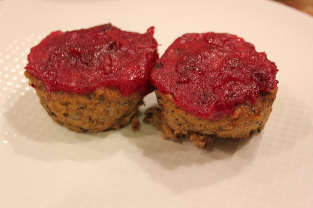 Pumpkin-Turkey Meatloaf Muffins